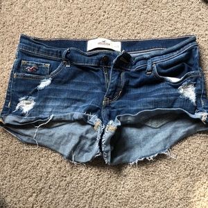 Blue jean shorts
